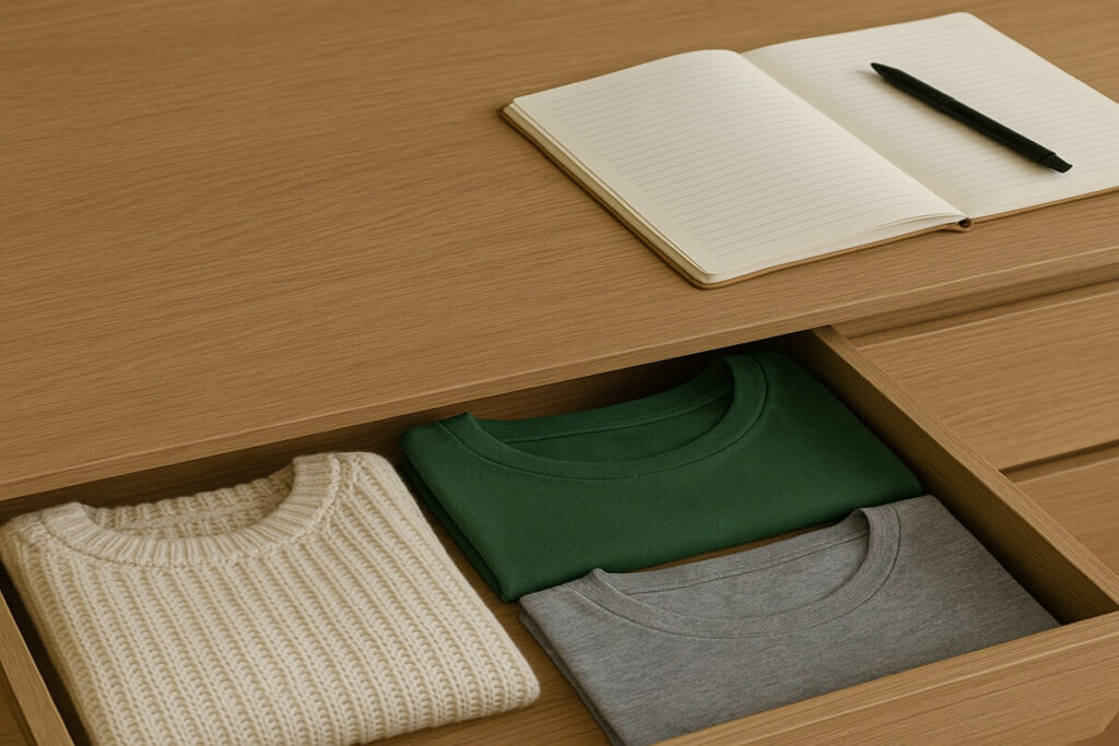 Open notebook on a tidy desk — tracking daily habits and celebrating small wins.